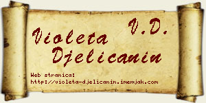 Violeta Đelićanin vizit kartica